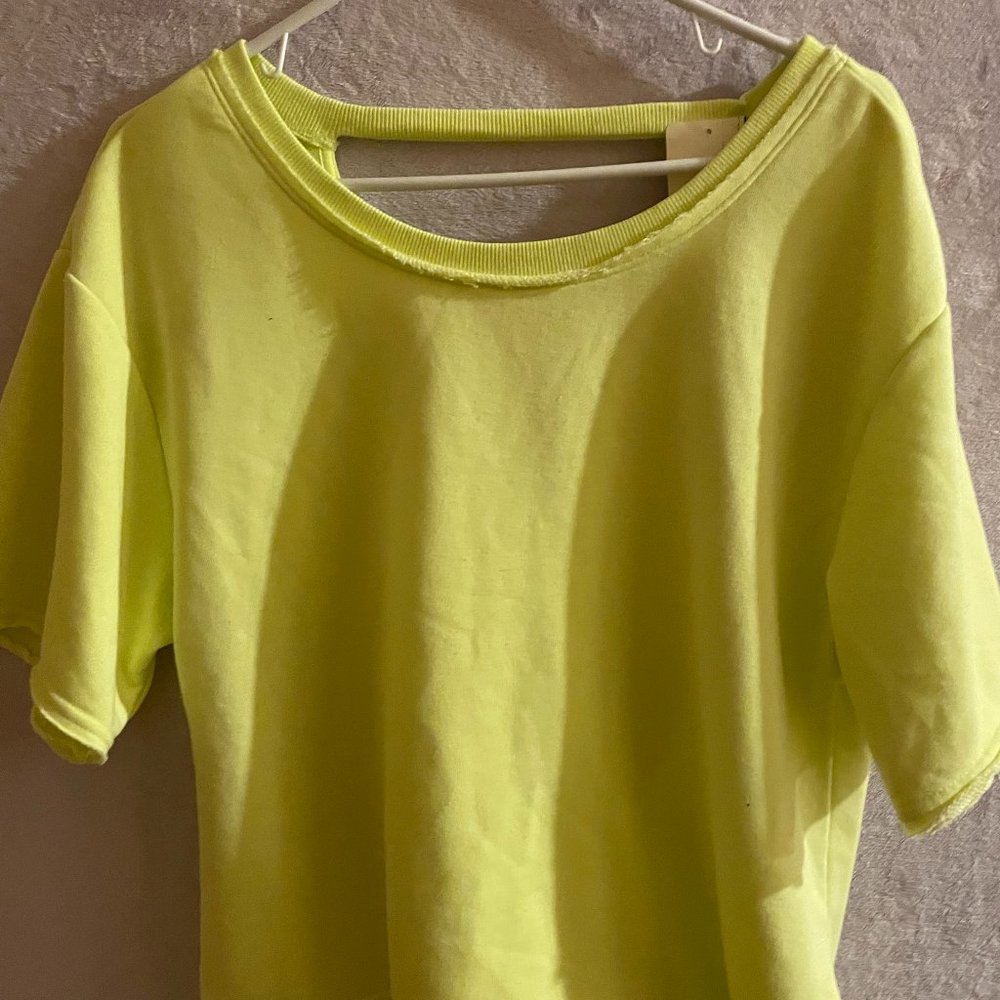 Evereve Calla Open Back Washed Pullover